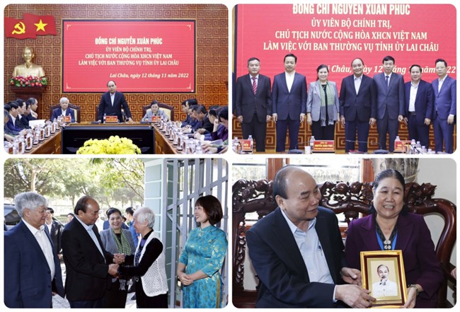 Chủ tịch nước: Lai Châu cần phát triển kinh tế gắn với giảm nghèo bền vững (12/11/2022)
